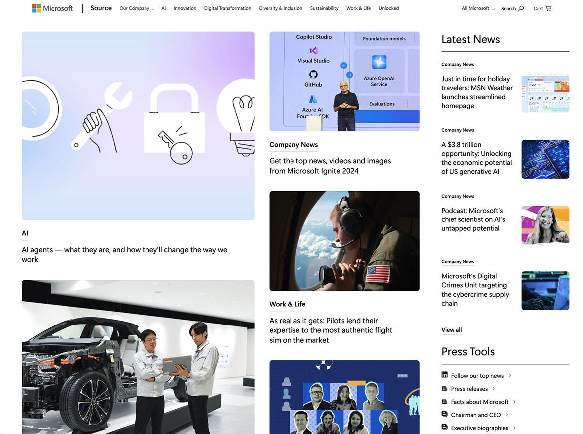Nem is gondolnád, mekkora márkák döntöttek a WordPress mellett - Microsoft